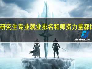 全国经济法和金融研究生专业就业排名和师资力量都比较不错的学校有哪些啊