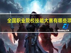 全国职业院校技能大赛有哪些项目