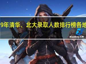 全国高中2019年清华、北大录取人数排行榜 各地考北大清华排行榜