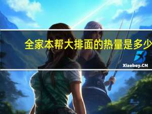 全家 本帮大排面的热量是多少