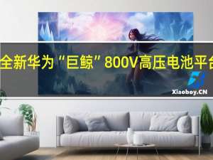 全新华为“巨鲸”800V高压电池平台发布：续航超800公里！