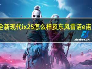 全新现代ix25怎么样及东风雷诺e诺多少钱