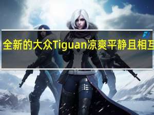 全新的大众Tiguan凉爽 平静且相互连接