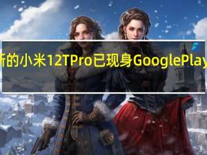 全新的小米12TPro已现身GooglePlayConsole