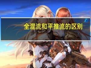 全混流和平推流的区别