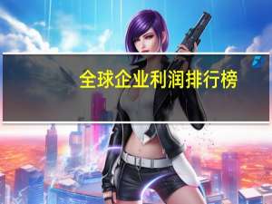 全球企业利润排行榜