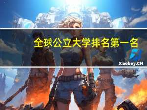全球公立大学排名第一名