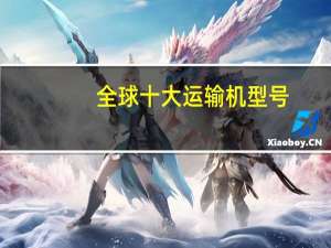 全球十大运输机型号