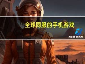 全球同服的手机游戏