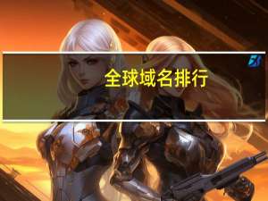 全球域名排行