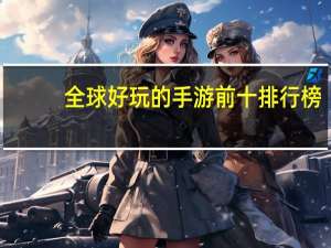 全球好玩的手游前十排行榜