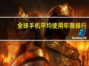 全球手机平均使用年限排行