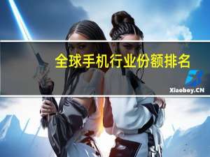 全球手机行业份额排名