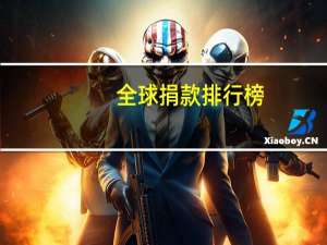 全球捐款排行榜