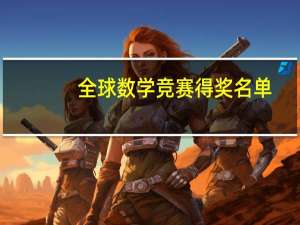 全球数学竞赛得奖名单