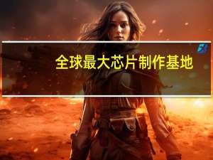 全球最大芯片制作基地