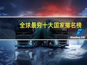 全球最穷十大国家排名榜