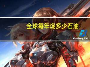 全球每年烧多少石油