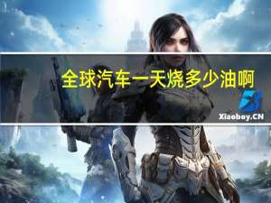 全球汽车一天烧多少油啊