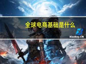 全球电商基础是什么