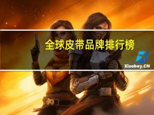 全球皮带品牌排行榜