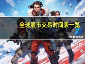 全球股市交易时间表一览