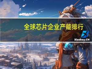 全球芯片企业产能排行