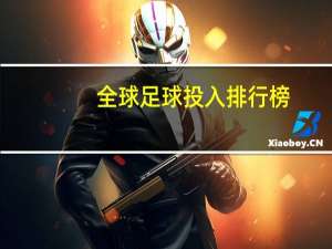 全球足球投入排行榜