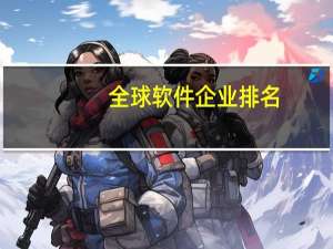 全球软件企业排名