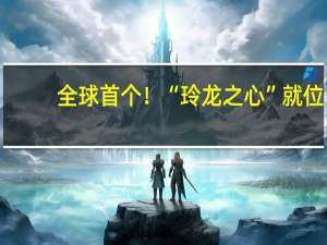全球首个！“玲龙之心”就位
