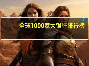 全球1000家大银行排行榜
