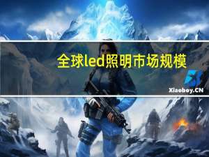 全球led照明市场规模