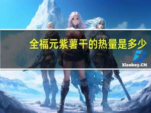 全福元 紫薯干的热量是多少