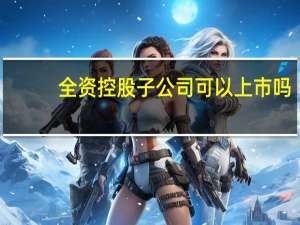 全资控股子公司可以上市吗（全资控股子公司和二级全资控股子公司有什么区别吗）