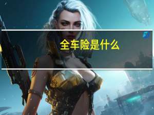 全车险是什么（全车险多少钱）