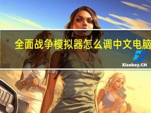 全面战争模拟器怎么调中文电脑版（全面战争模拟器怎么调中文）