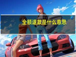 全额退款是什么意思