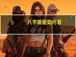 八字婚姻如何看
