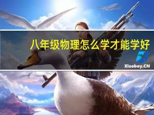 八年级物理怎么学才能学好