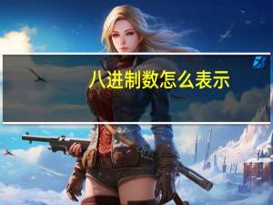 八进制数怎么表示