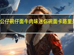 公仔 碗仔面牛肉味迷你碗面卡路里是多少