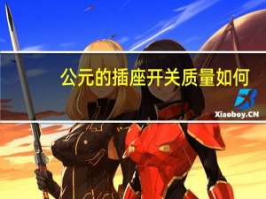 公元的插座开关质量如何