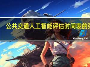 公共交通人工智能评估时间表的弹性