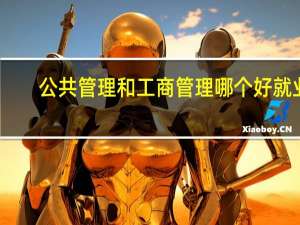 公共管理和工商管理哪个好就业