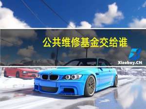 公共维修基金交给谁