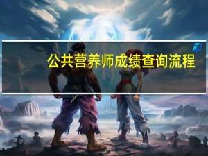 公共营养师成绩查询流程（公共营养师成绩查询）