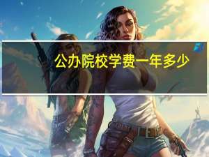 公办院校学费一年多少