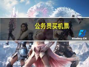 公务员买机票