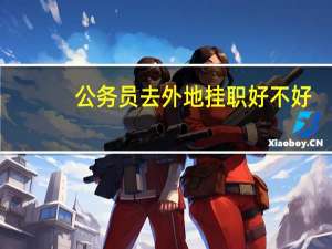 公务员去外地挂职好不好