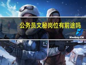 公务员文秘岗位有前途吗
